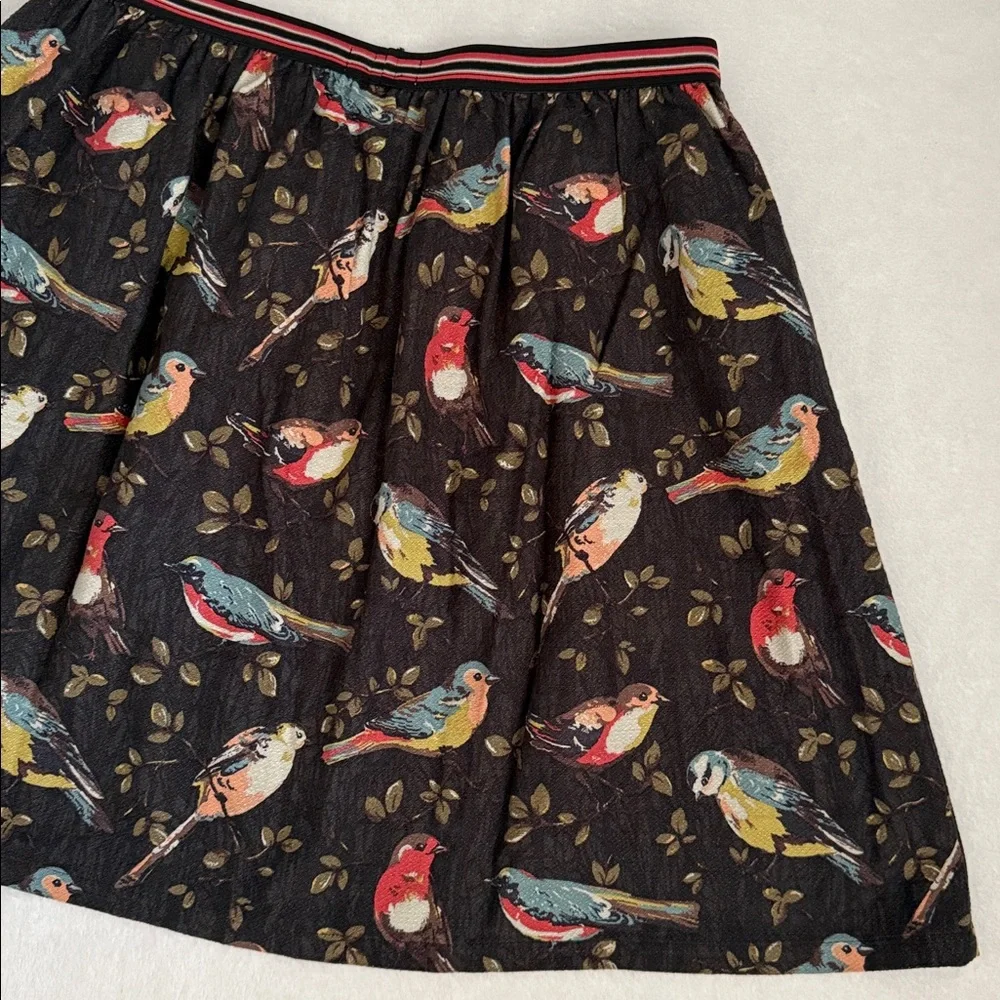 Cath Kidston London | Garden Bird Print Cotton Pull On Skirt Pockets (M 6-8) - Picture 10 of 13